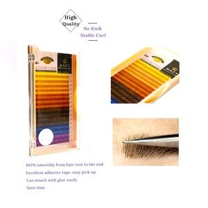 Macy Korea Eyelash Extensions Cluster Lashes (Set of 3) I/0.7 x 7mm